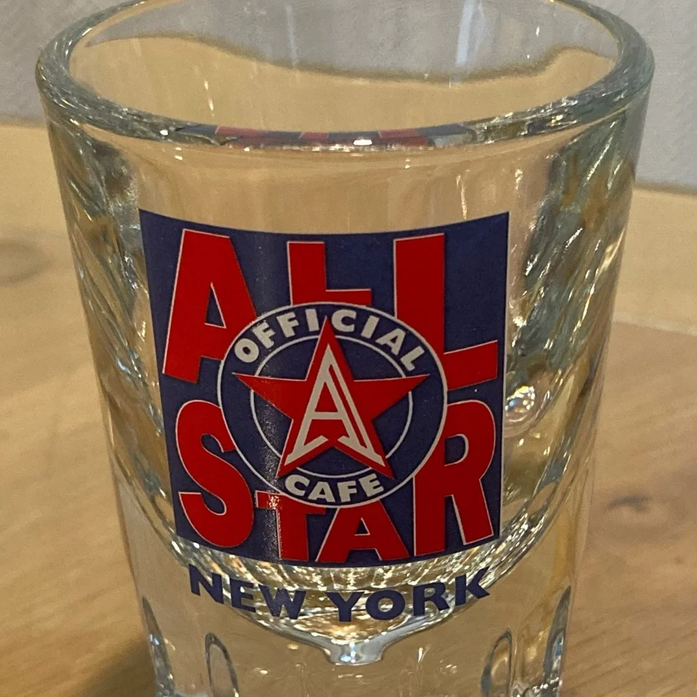 Vintage All Star Cafe New York Official 3 inch Shot Glass